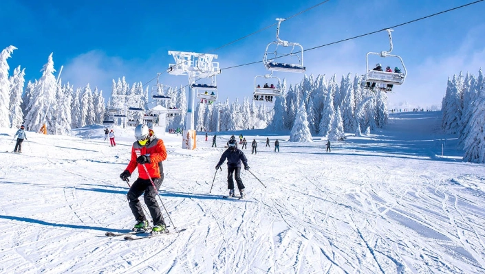 most visited ski areas