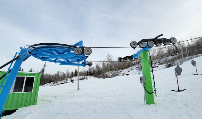 T-bar lift beginner safety T-bar lift beginner safety