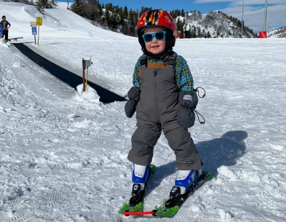 first time skiing for kids