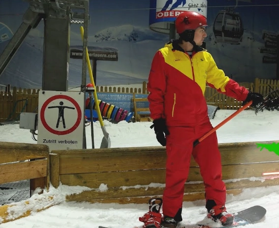 how to use a button lift on a snowboard