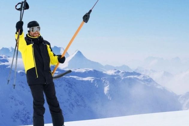 snowboard t-bar lift