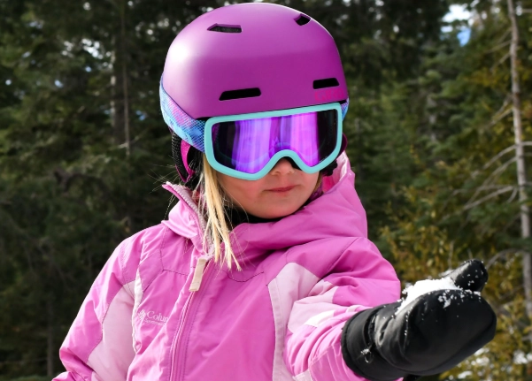 Giro kids ski helmet