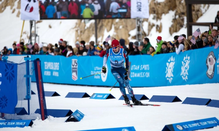 Nordic combined training Nordic combined training