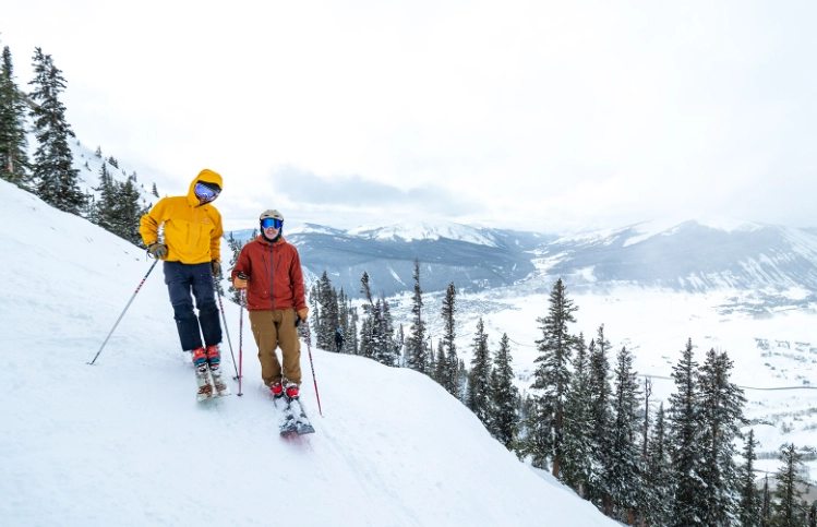 backcountry skiing setup