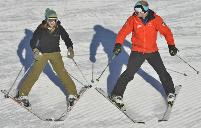 learn to ski drills