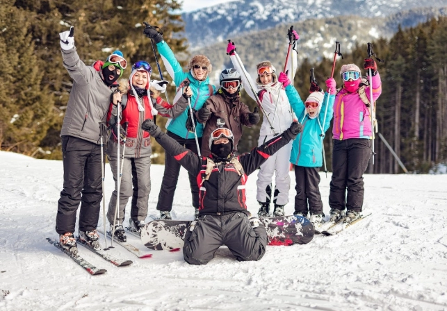 large group ski rentals