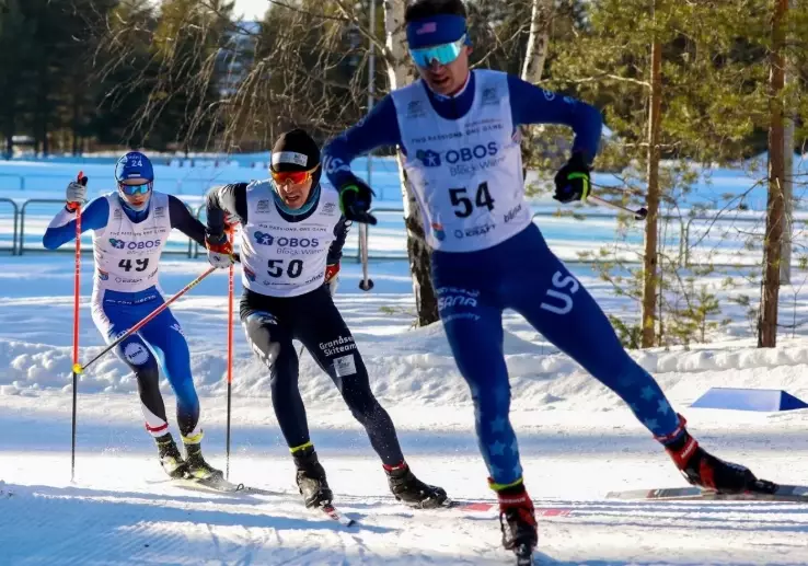 Nordic combined skiing