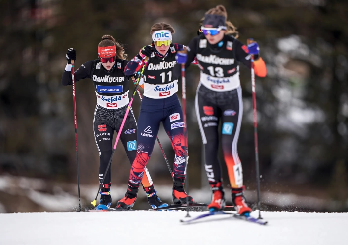 Nordic combined skiing