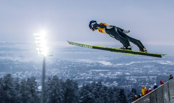 ski jumping turn
