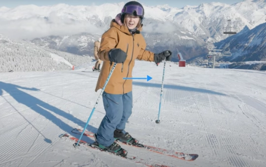 skiing posture for beginners