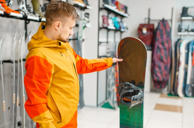 snowboard size chart