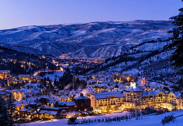 winter driving to ski areas