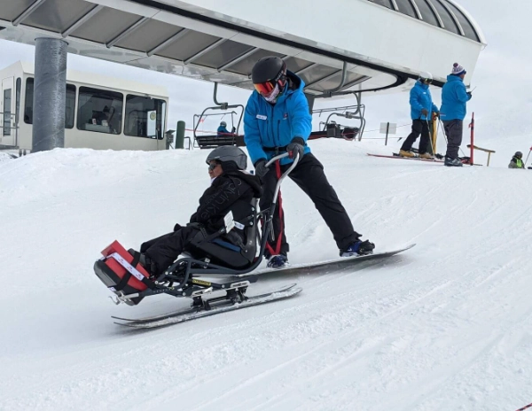 adaptive skiing equipment
