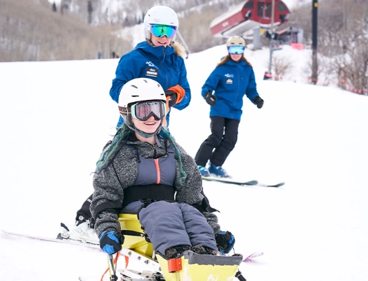 adaptive skiing lessons