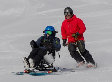 adaptive skiing equipment
