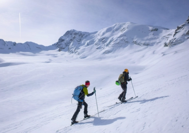 beginner ski touring