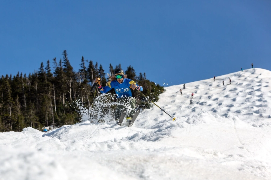 spring vs winter skiing