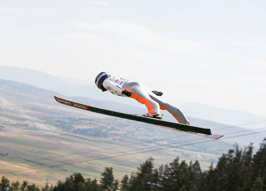 ski jumping technique