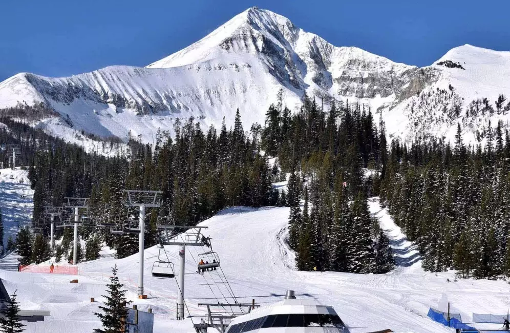 skiing high altitude Montana
