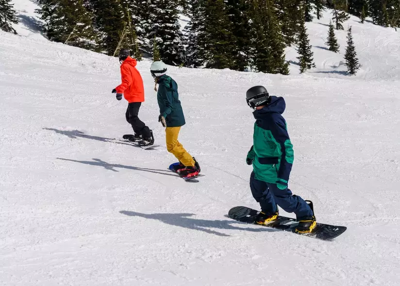 beginner snowboarding