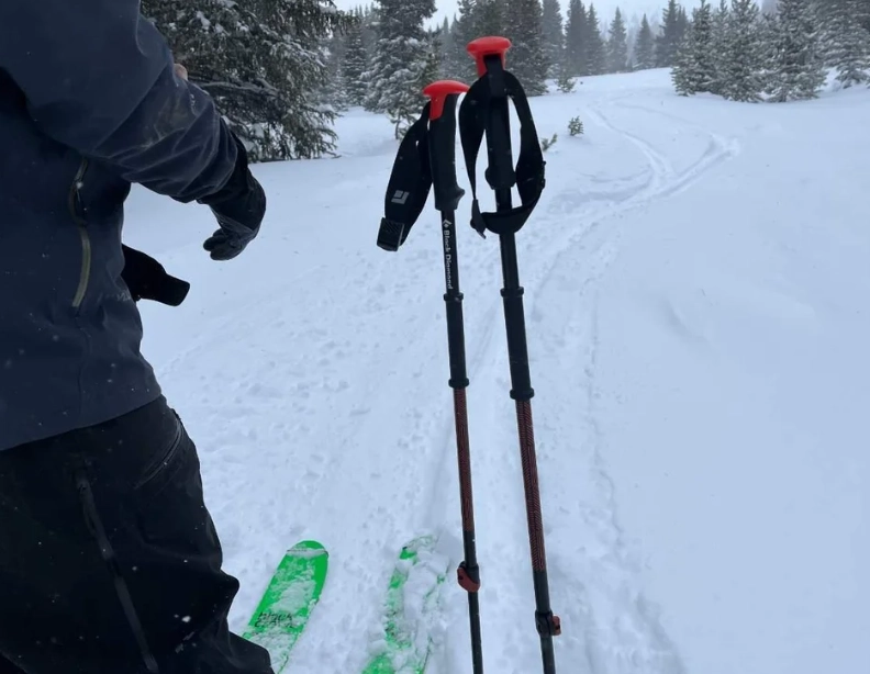 should beginners use ski poles
